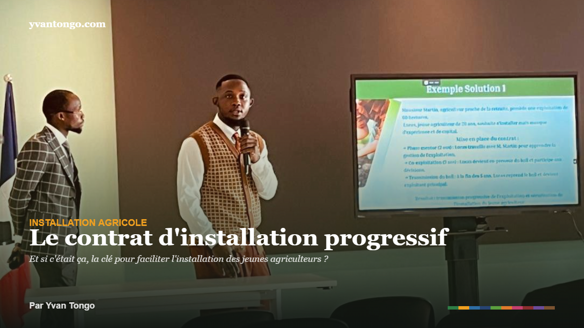 Le contrat d'installation progressif